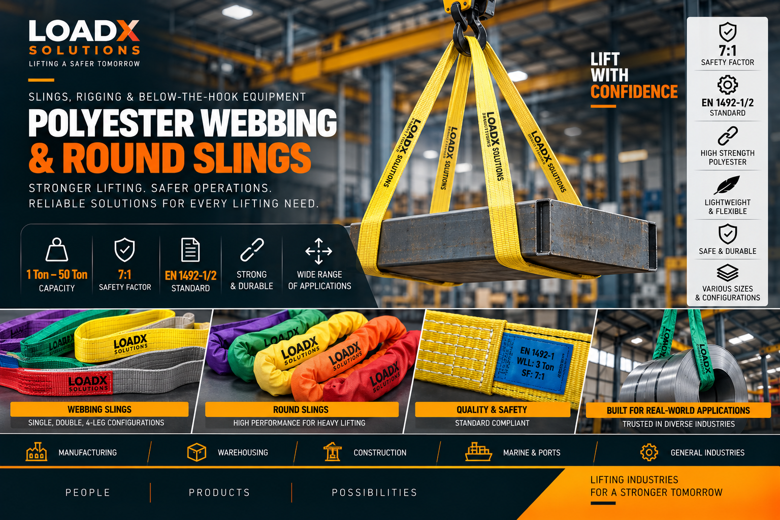 Polyester Webbing & Round Slings